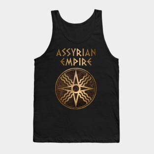 Assyrian Empire Symbol of Shamath the Sun God Tank Top